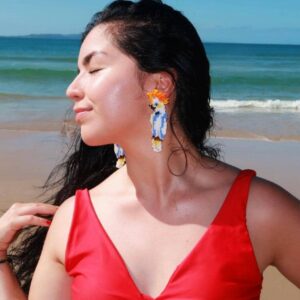 COCKATOO — Wild elegance earrings