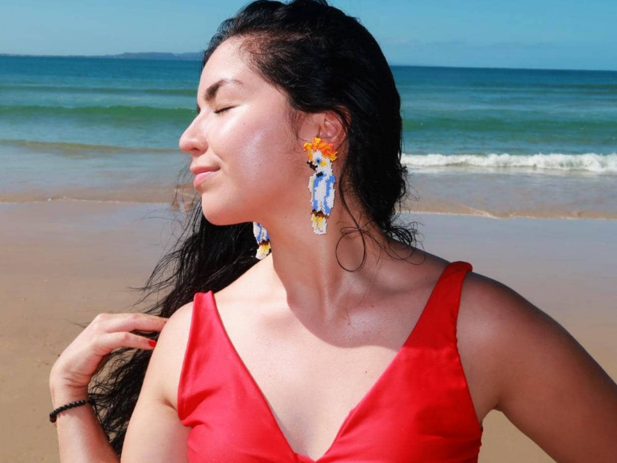 COCKATOO — Wild elegance earrings